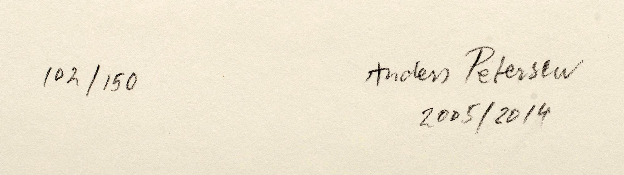 ANDERS PETERSEN, a signed dated and numbered photograph 102/150 dated 2005/2014.