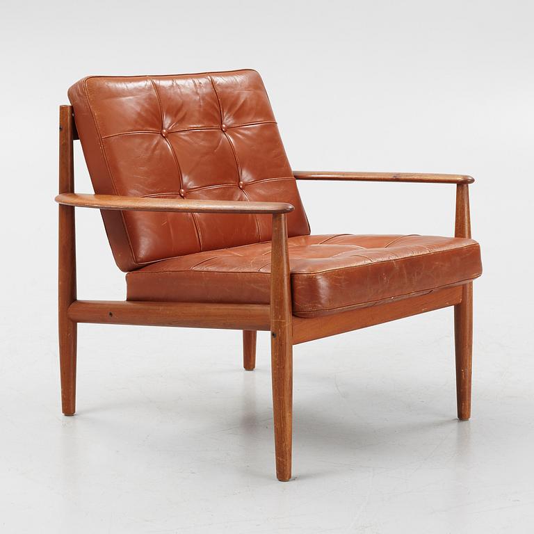 Grete Jalk. fåtölj, modell 118, France & Son, Danmark, 1950/60-tal.