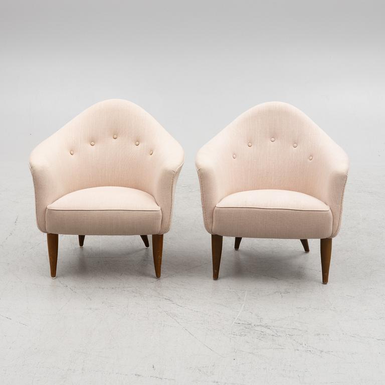 Kerstin Hörlin-Holmquist, armchairs, a pair, "Little Adam" from the series "Paradiset", Nordiska Kompaniet.