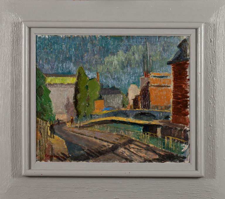 TORE WIDERYD, olja på duk, signerad och daterad 47.