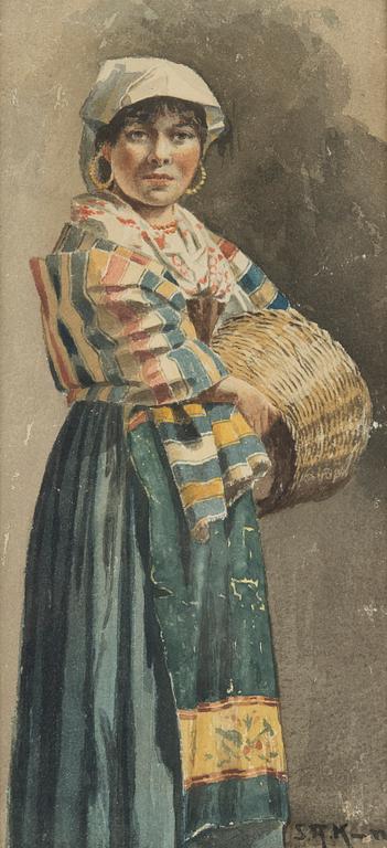 Sigfrid August Keinänen, Porträtt av en kvinna.