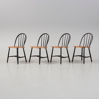 STOLAR, 4 st, "Fanett", Ilmari Tapiovaara, Edsbyverken, 1950-tal.