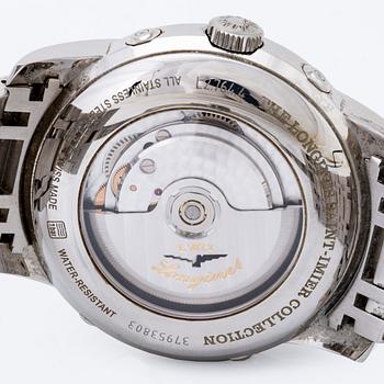 Longines Saint-Imier Moonphase Automatic SET L2.764.4.73.6, wristwatch 44 mm.