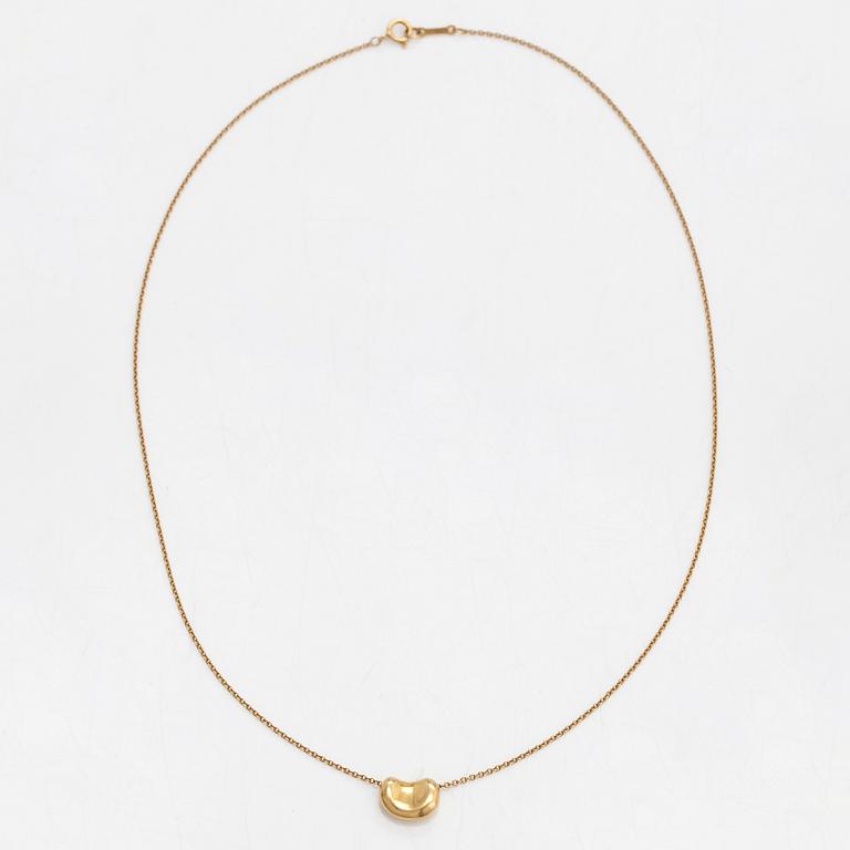 Tiffany & Co, Elsa Peretti, halsband, "Bean", 18K guld.