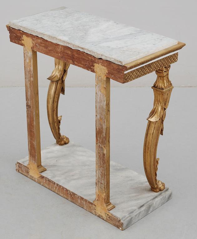 A Swedish Empire 19th century console table by C. F. Thim.