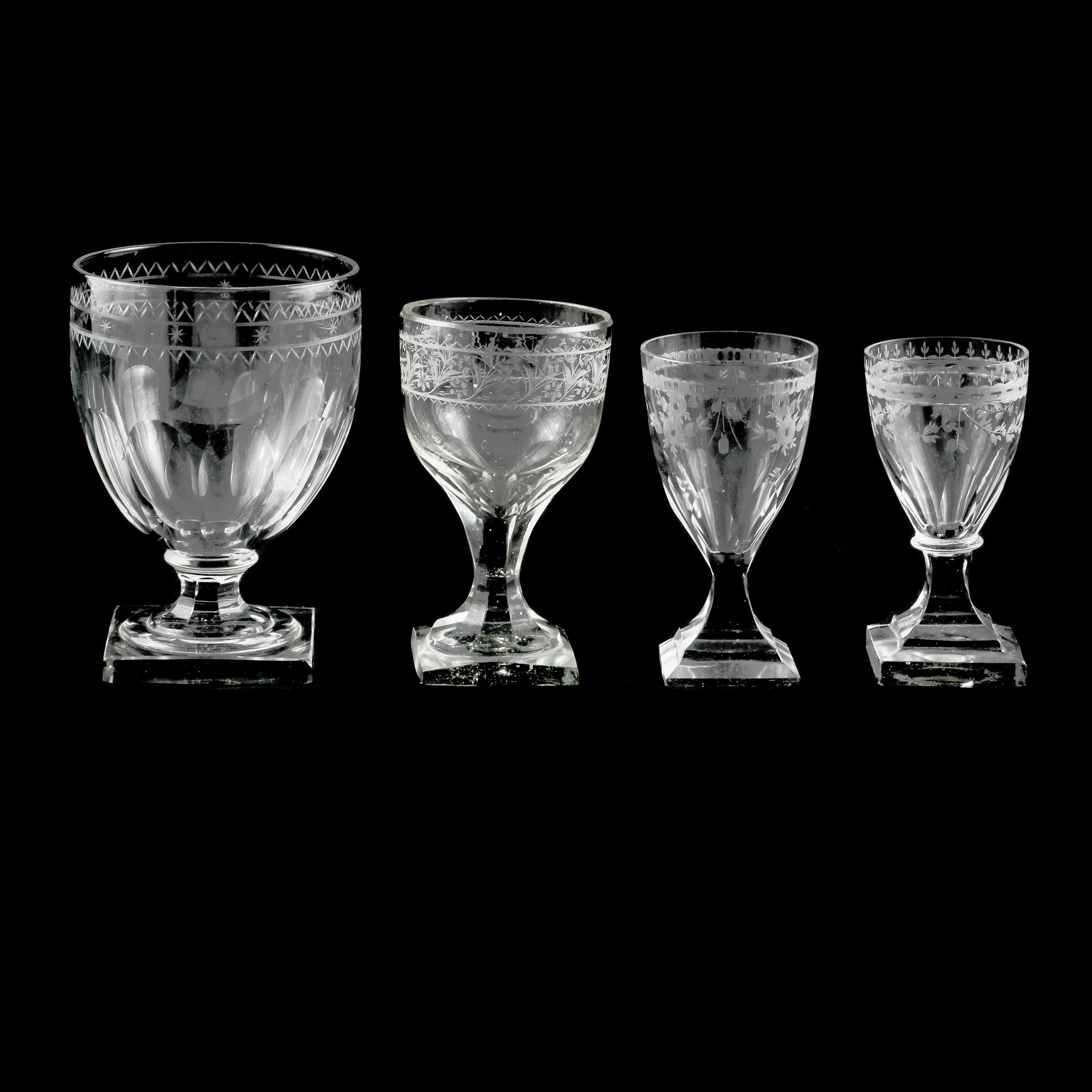 GLAS, 5+ 2+ 1 st, omkring år 1900.