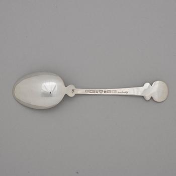 Anna Stina Åberg, GAB, ragusked, silver 925/1000, Eskilstuna 1981.