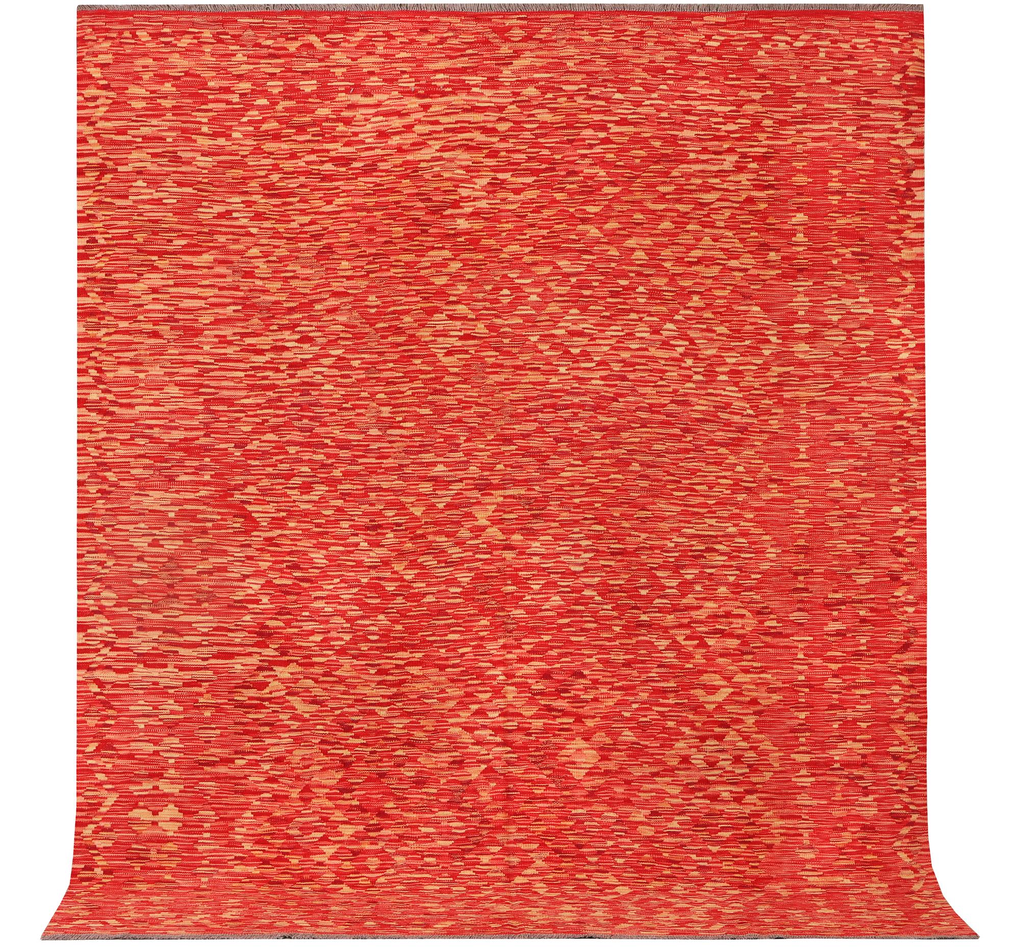 An Afghan Kilim carpet, c. 247 x 208 cm.