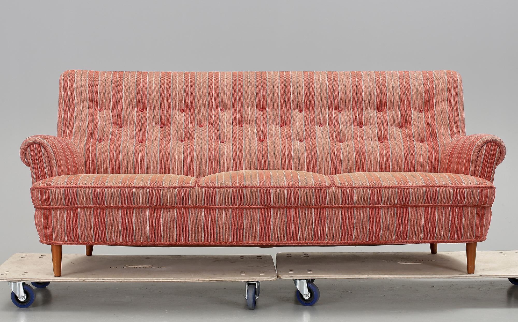 SOFFA, "Hemmakväll", Carl Malmsten, OH Sjögren, Tranås, 1900-talets andra hälft.