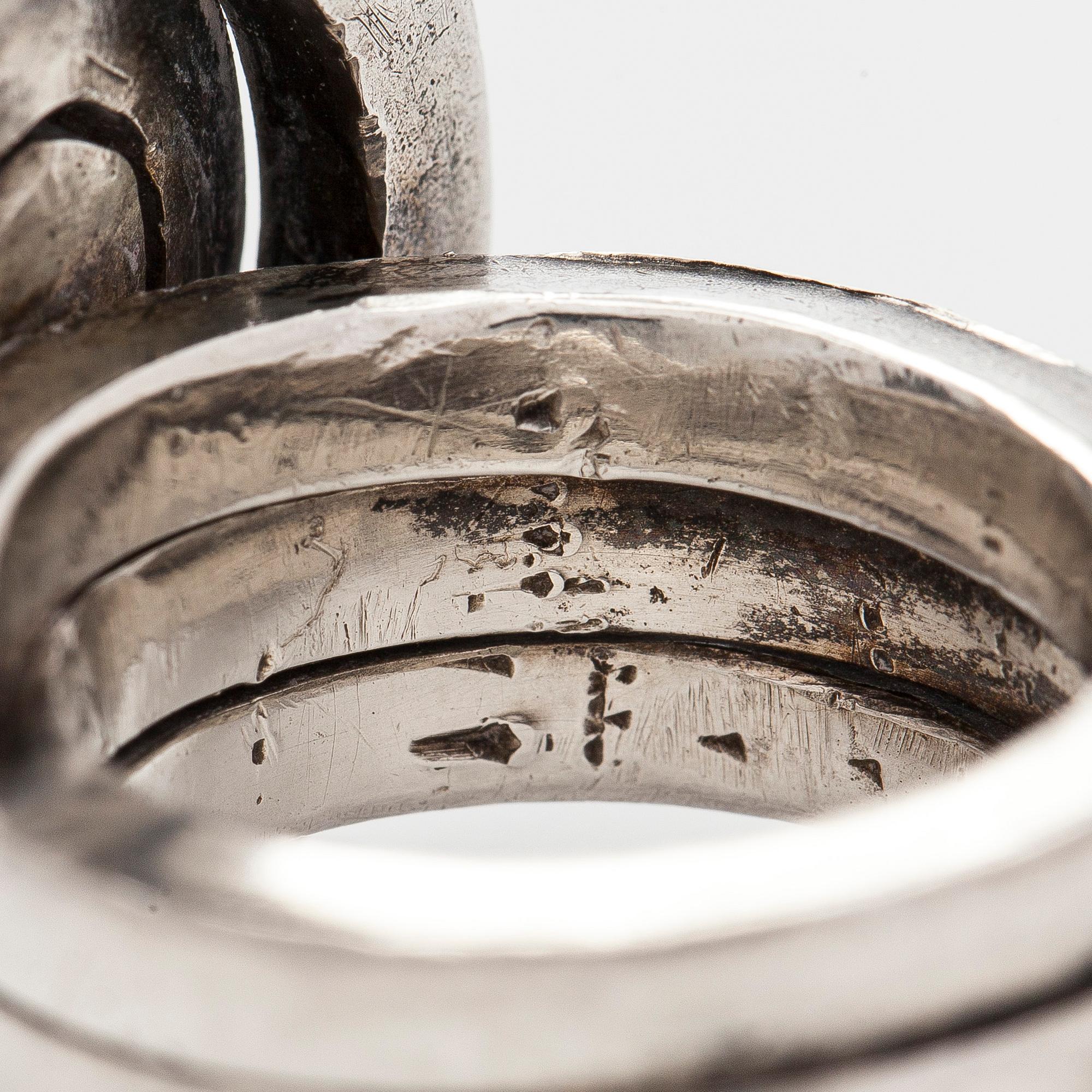 Alexander Calder, a late 1930s silver ring.