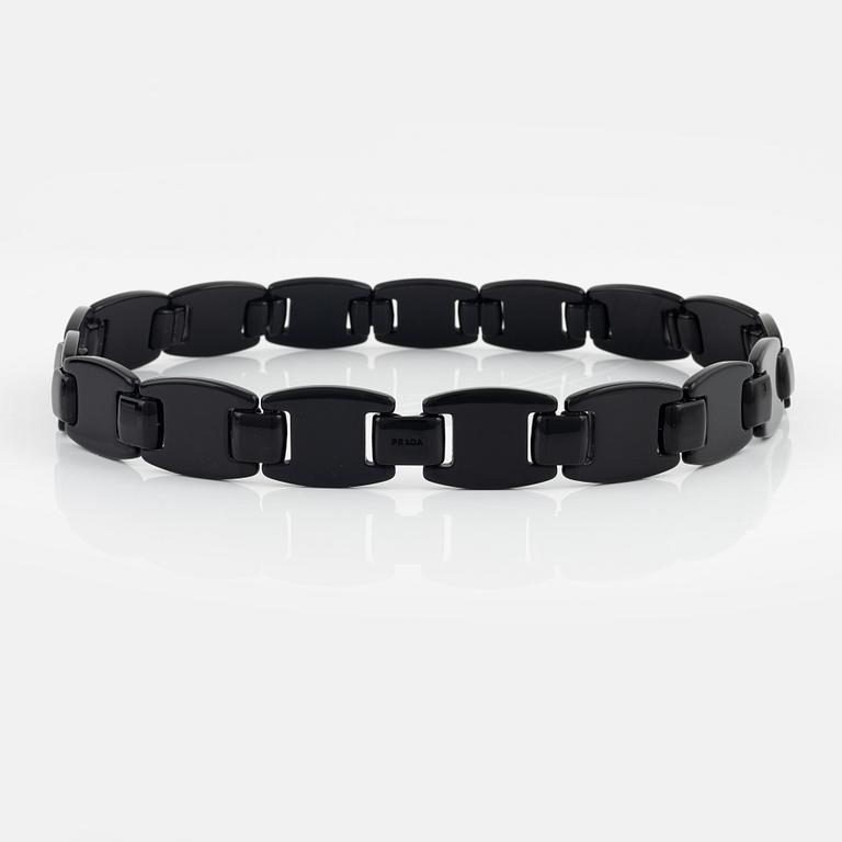 Prada, acrylic belt.