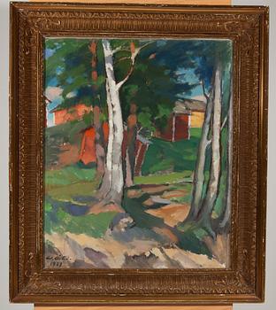 WERNER ÅSTRÖM, olja på duk, signerad och daterad 1927.