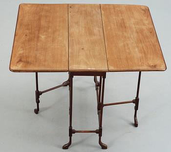KLAFFBORD, sk spider leg table. England, 1800-tal.