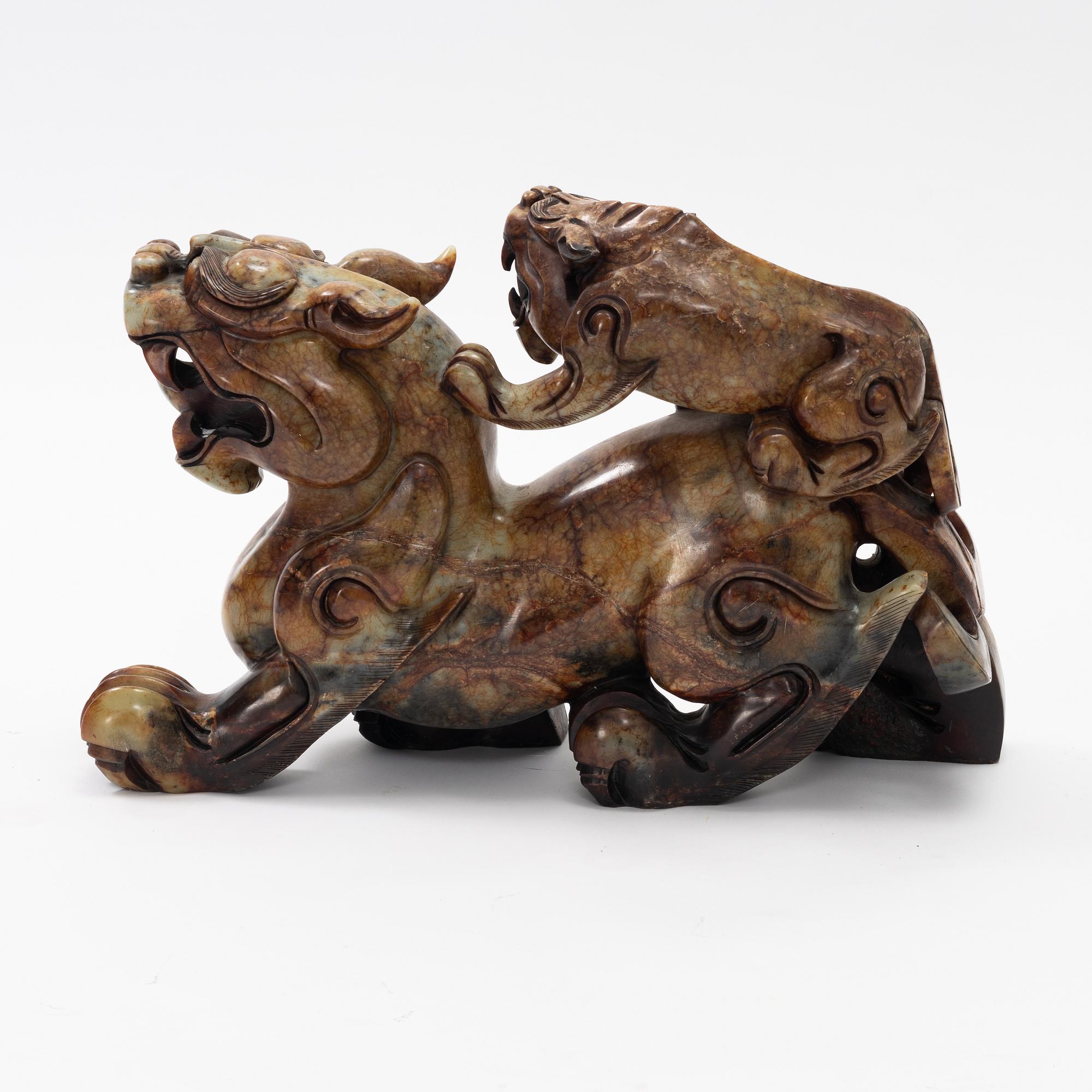 Stone sculpture, China, 20th century.