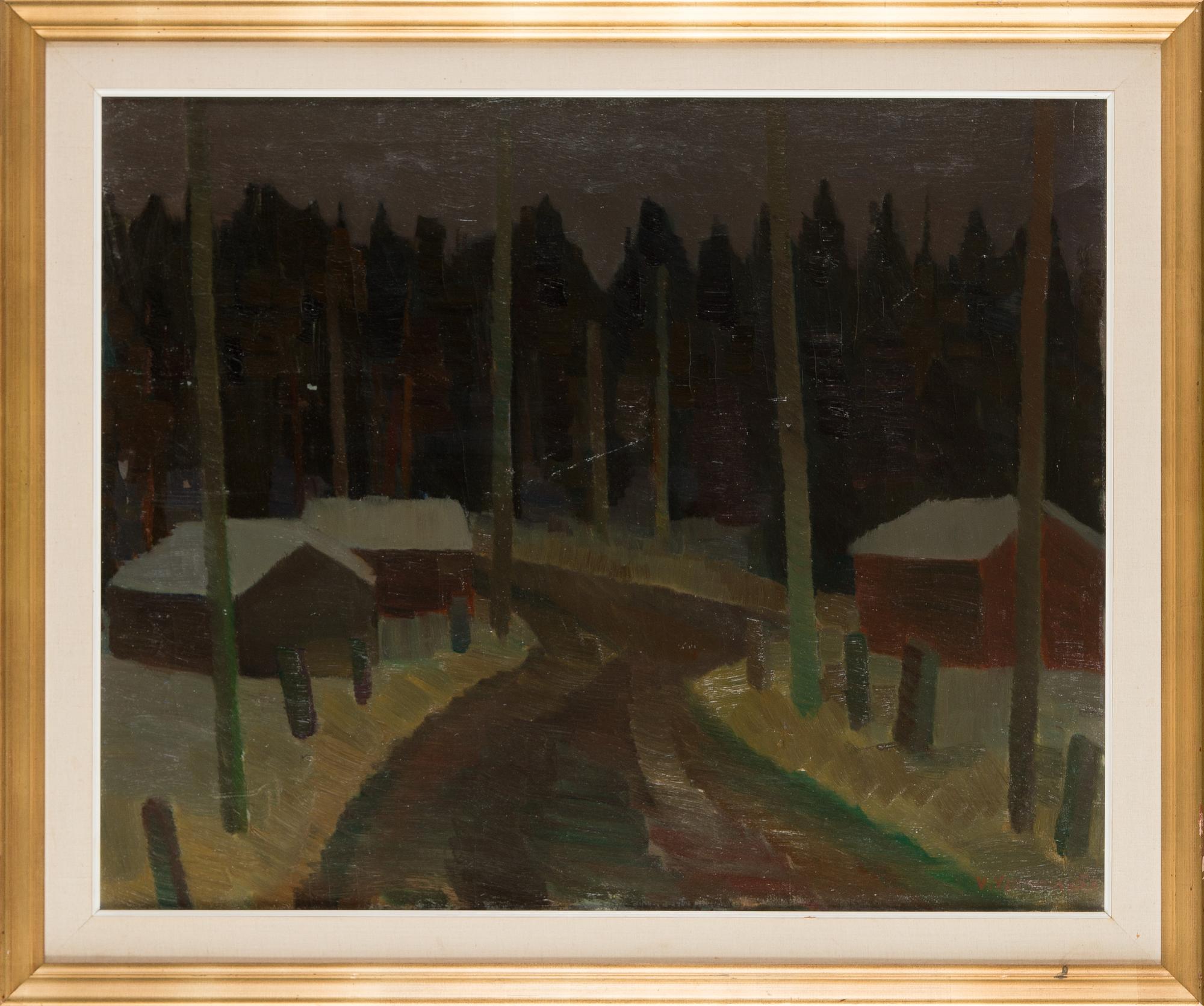 Veikko Vionoja, oil on canvas, signed and dated -53.