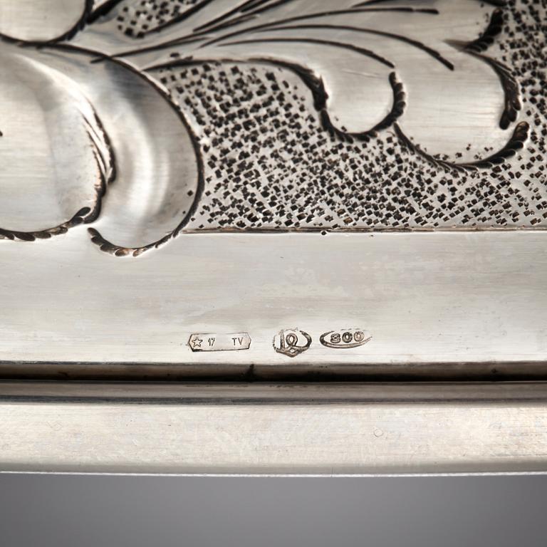 SKÅL, silver, Italien. 800/1000. 1040gr.