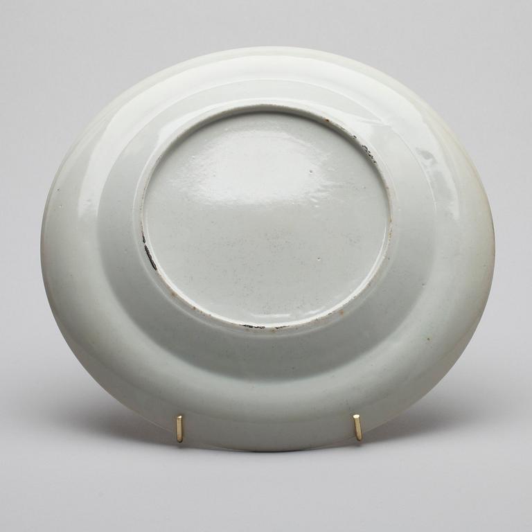 TALLRIK, porslin, Kina, 1700-talets slut.