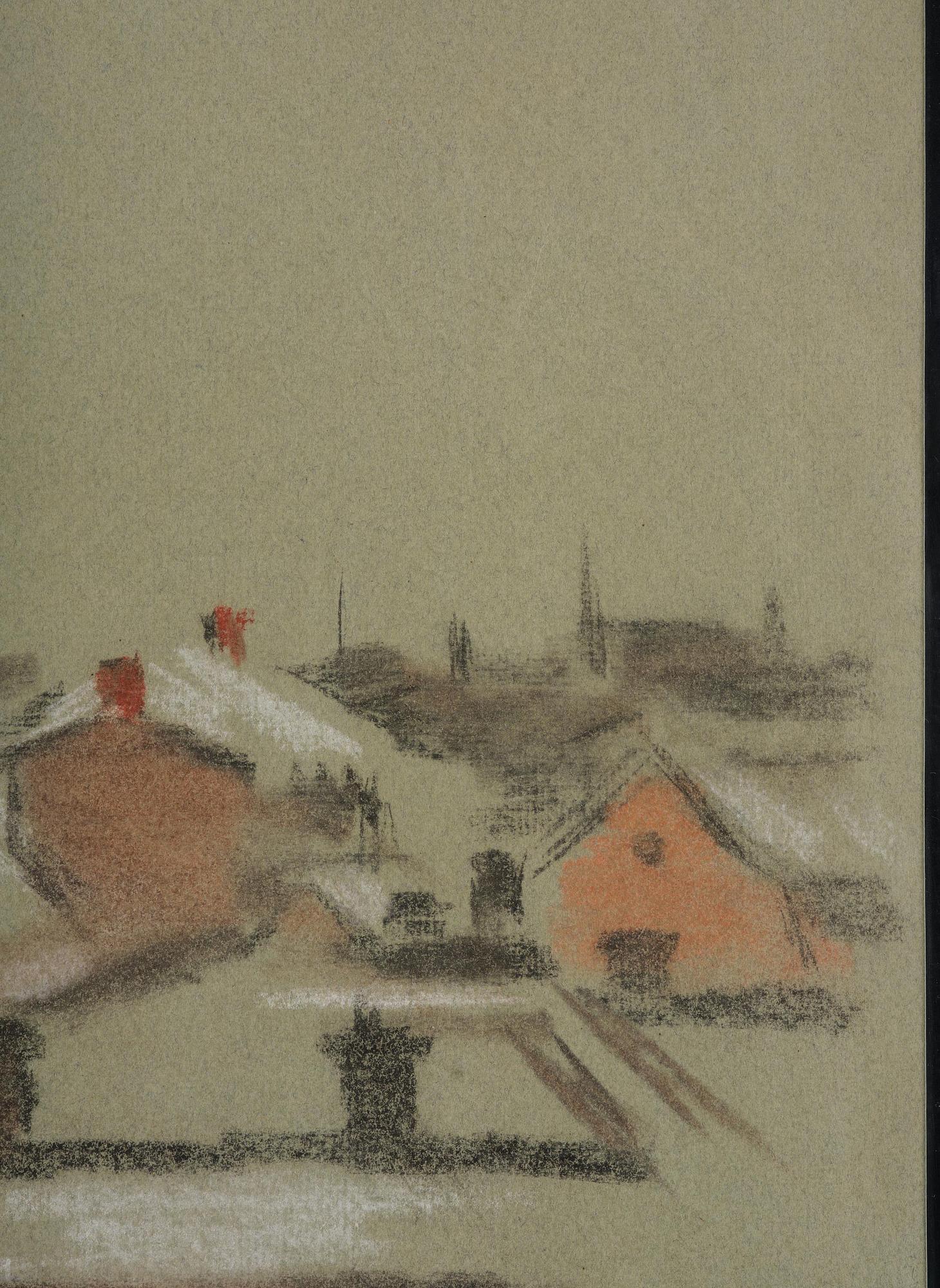 Lotte Laserstein, Vy över hustak.