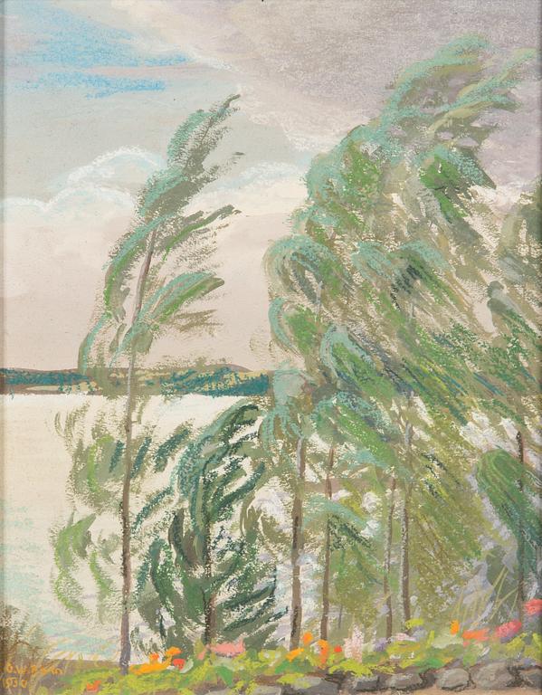 Eric O. W. Ehrström, gouache, signed and dated 1930.