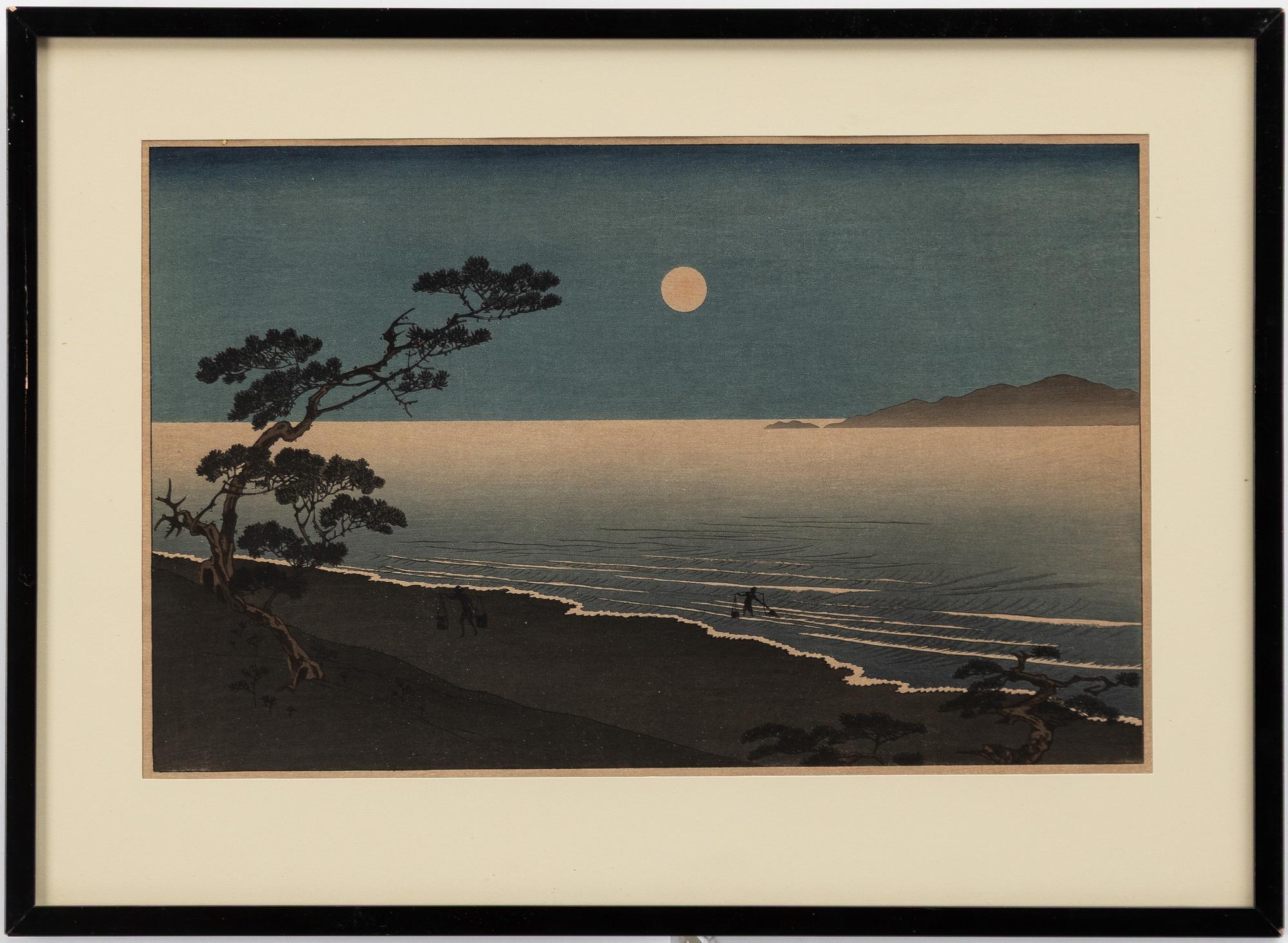Arai Yoshimune, after, "Suma Beach at Night".
