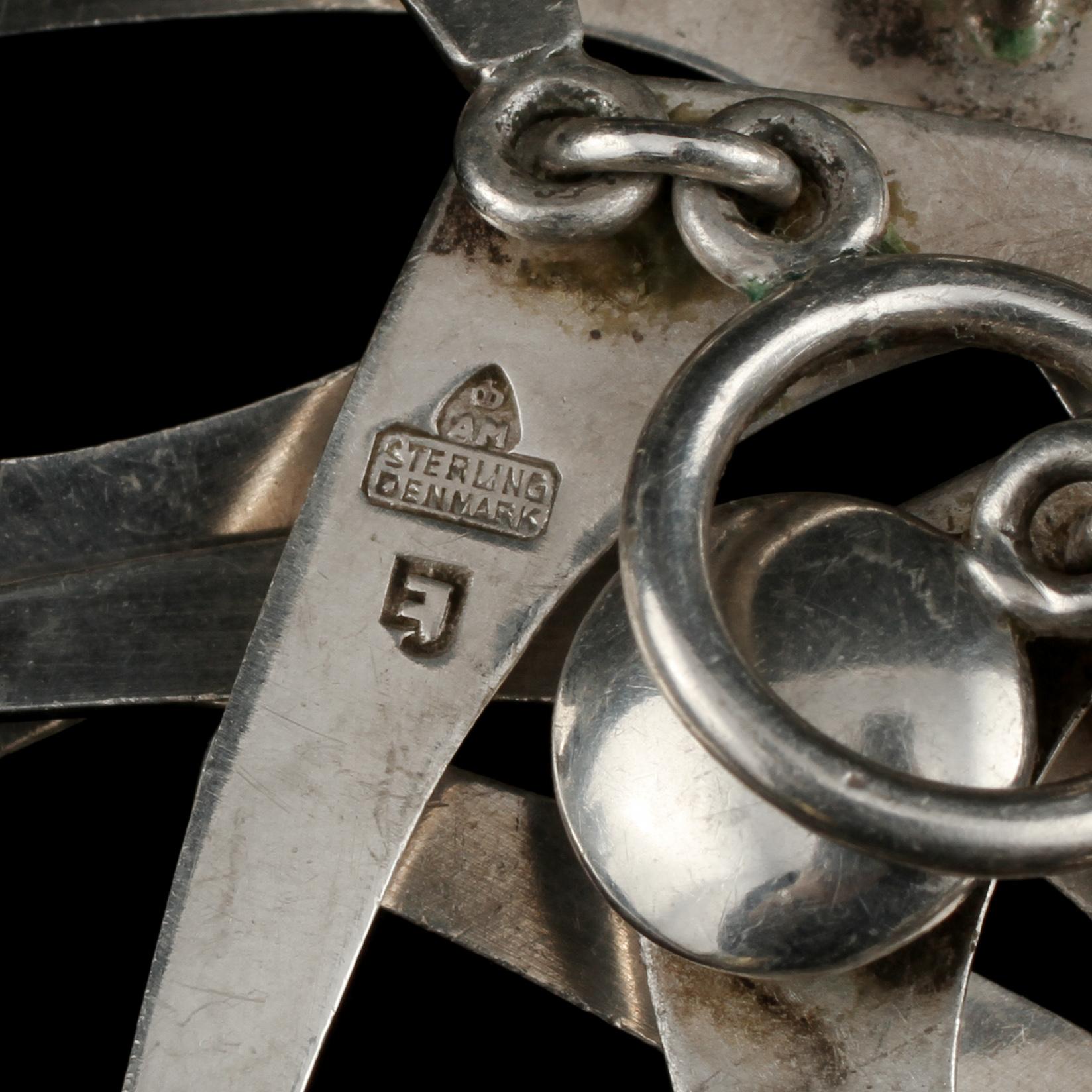 COLLIER, sterlingsilver, Anton Michelsen, Köpenhamn. Vikt 94 g.