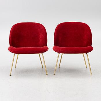 GamFratesi, stolar, ett par, "Beetle Lounge Chair", Gubi, Danmark.