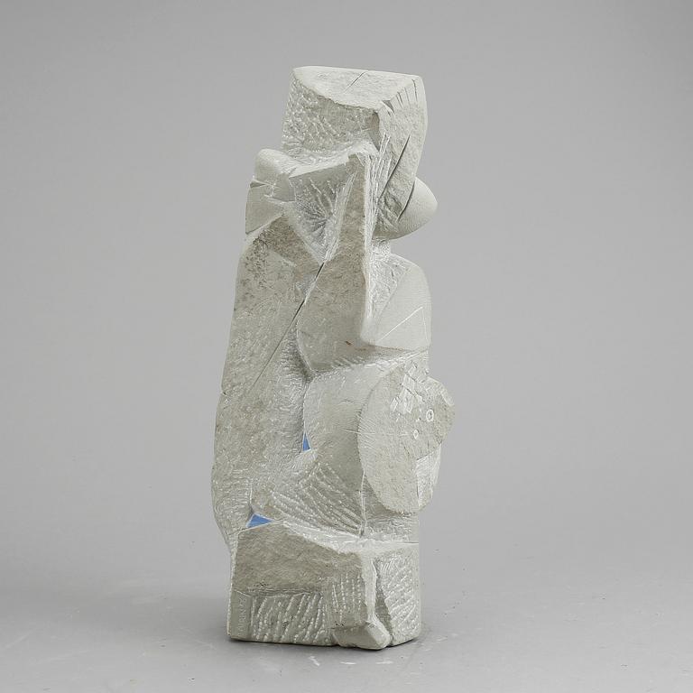 OLLE ADRIN, skulptur, sandsten, signerad och daterad O.Adrin 56.