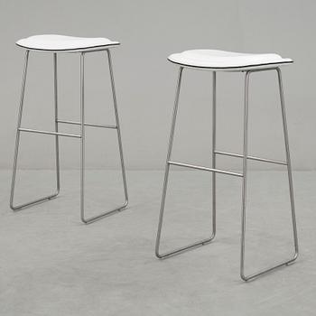 BARSTOLAR, 2 st. Designade av Jasper Morrison, Cappellini, Italien.