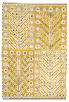 Marianne Richter, A CARPET. "Gula trädet". Knotted pile. 195 x 130,5 cm. Signed AB MMF MR.