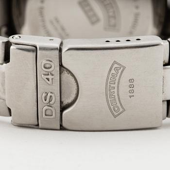 CERTINA, DS 40, wristwatch, chronograph, 38 mm.