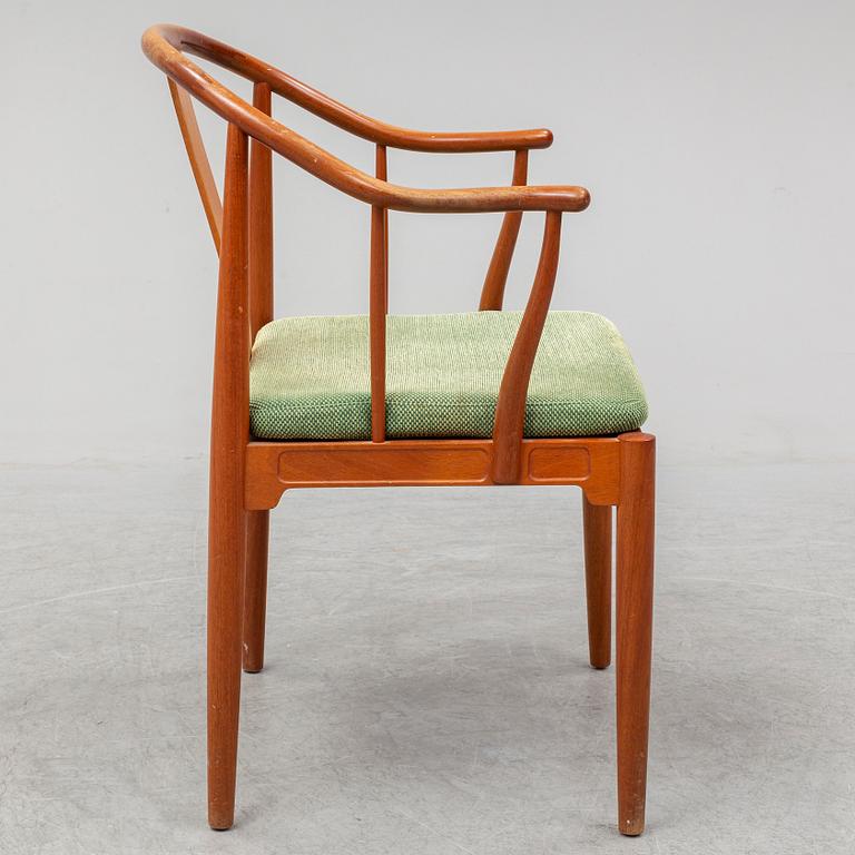 HANS J WEGNER, a cherry wood China chair from Fritz Hansen, Denmark, 1991.