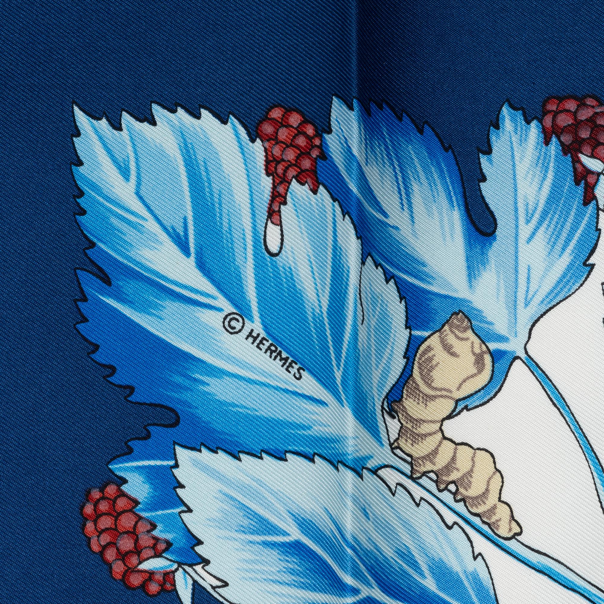 Hermès, scarf, "L'arbre de soie'".