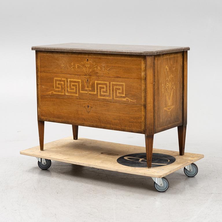A model 'Liljeblad' chest of drawers, Nordiska Kompaniet, Sweden, 1926.