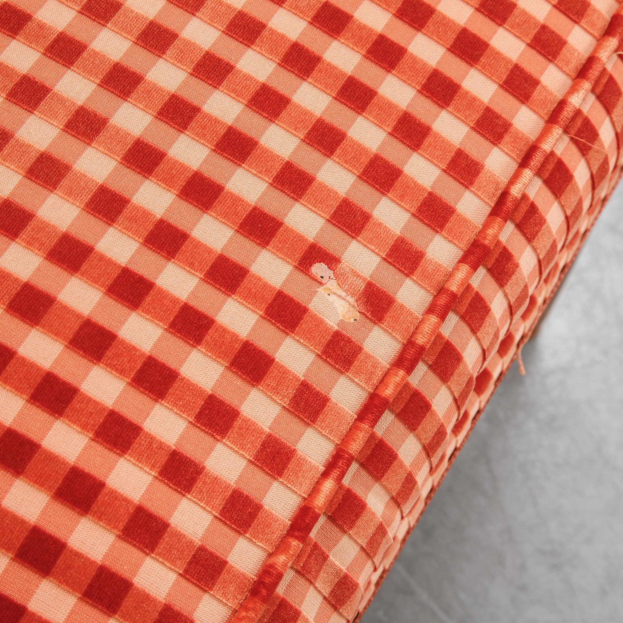 A pair of Gustavian style armchairs with one stool, second half of the 20th Century.