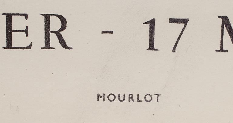 MARC CHAGALL, affisch, Mourlot 1963.