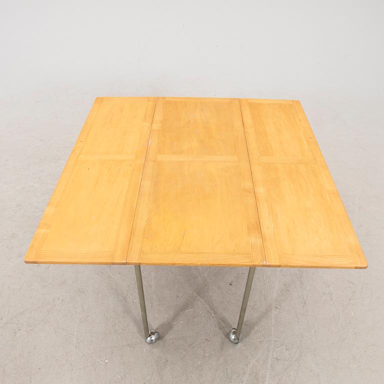 Bruno Mathsson, folding table / rolling table, "Berit", Bruno Mathsson International, Värnamo.