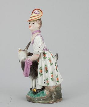 FIGURIN, porslin Tyskland, Höchst, 1700-talets slut.