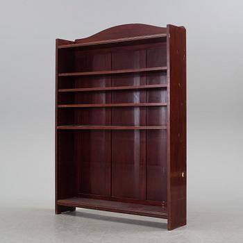 An early 20th century mahogany bookshelf.