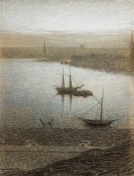 407A. Eugène Jansson, "Morgonstämning" (Early morning, Stockholm).