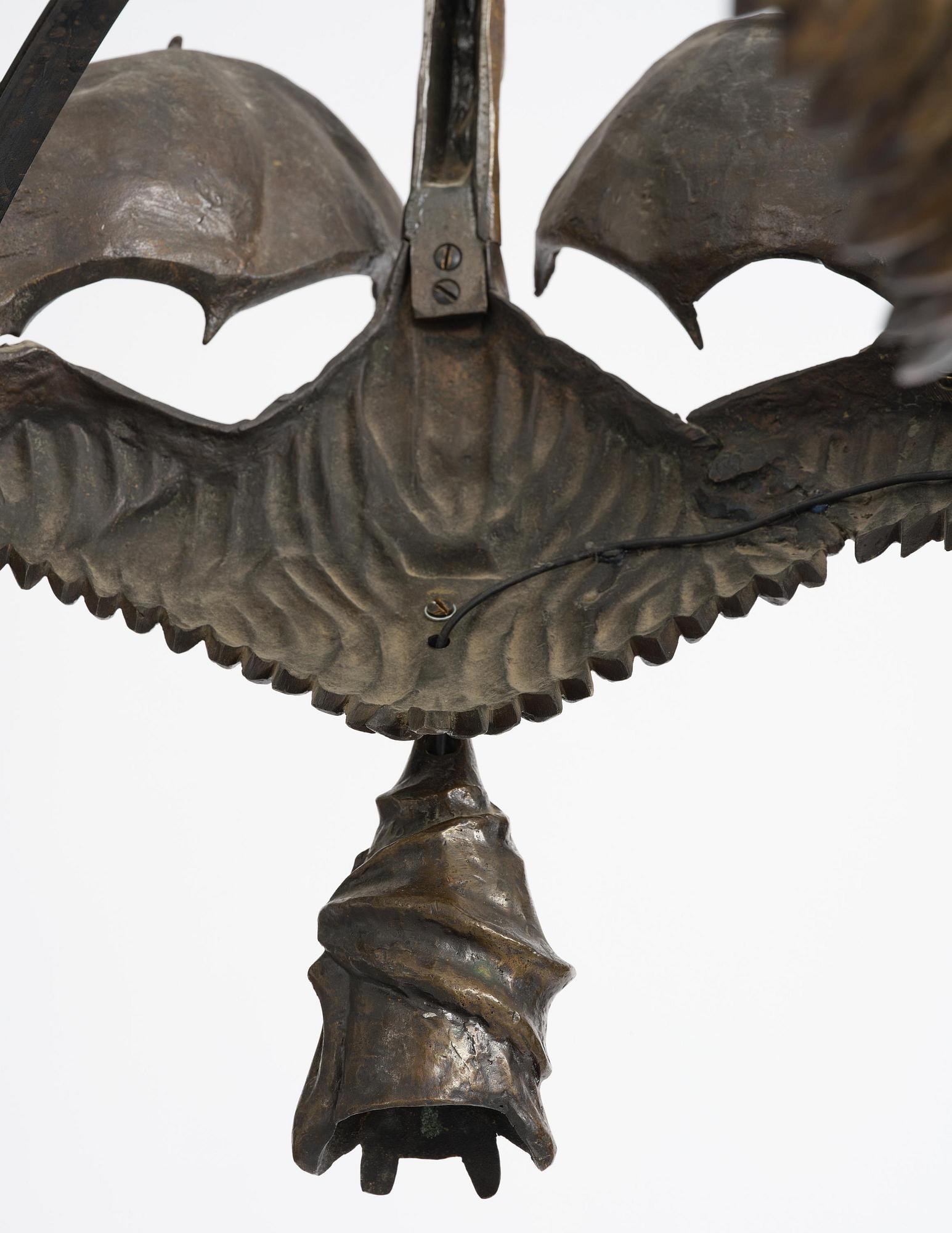 Arvid Böhlmarks Lampfabrik, monumental takkrona, modell "5026", Stockholm, Jugend, 1910-tal.