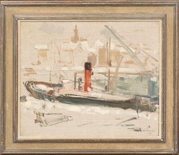 WILLIAM NORDING, oil on canvas, signed and dated -29.