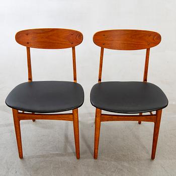 Stolar, 4 st, Danmark, 1950-60-tal.