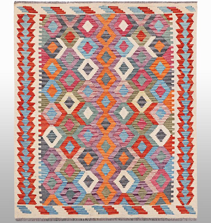 A rug, Kilim, ca 166 x 127 cm.