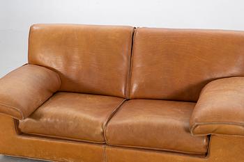 A Roche Bobois leather sofa late 20th century.
