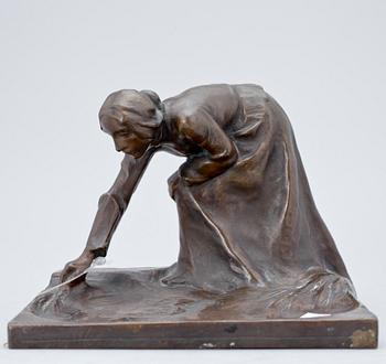 ADOLF JOSEPH POHL, skulptur, brons, sign.