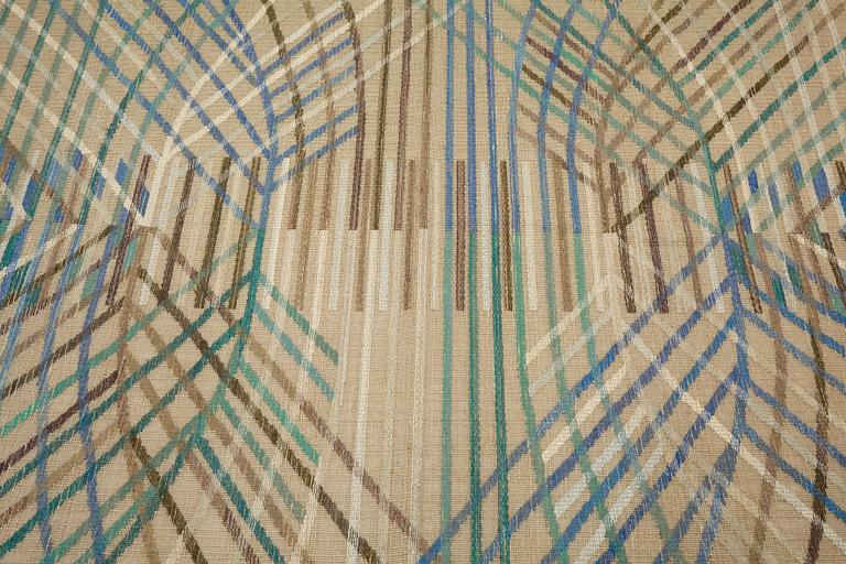 Barbro Nilsson, a drape, "Kärvar", tapestry variant, ca 239-240 x 176,5-177,5 cm, signed AB MMF BN.