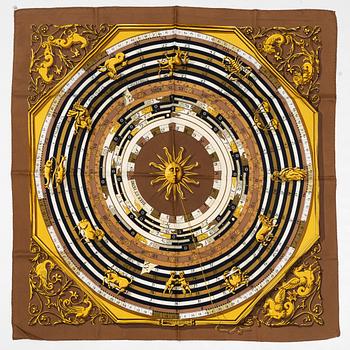 Hermès, scarf, "Dies et Hore"/"Astrologie".
