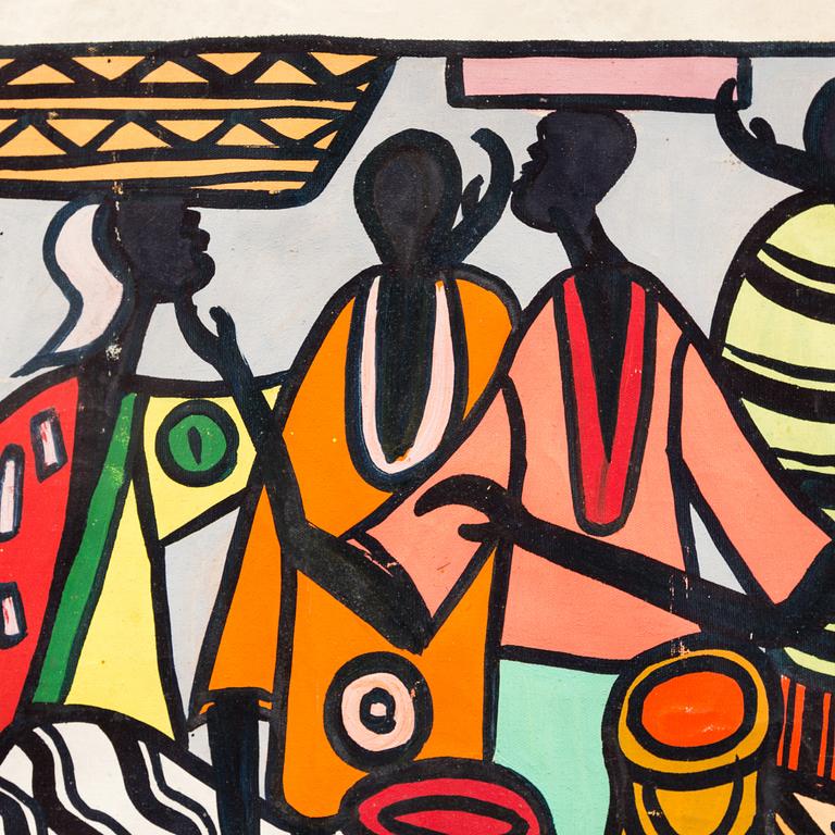 FRANCOIS TANGO, oil on canvas, signed.
