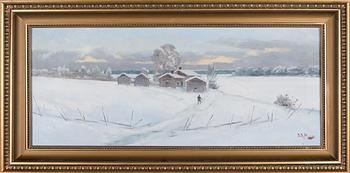 Sigfrid August Keinänen, Winter Landscape.