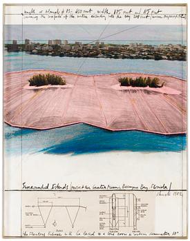 665. Christo & Jeanne-Claude, "Surrounded Islands/ Project for Greater Miami, Biscayue Bay, Florida".